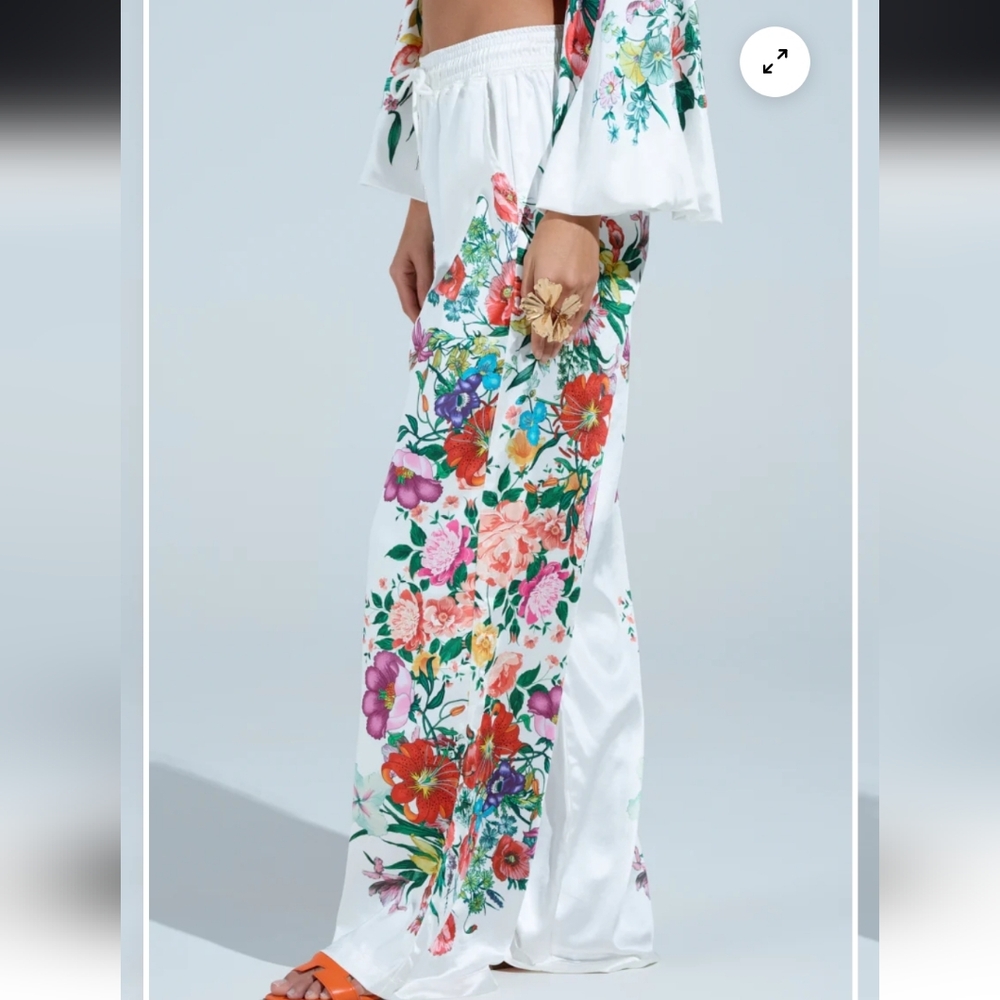 FULL BLOOM STRAIGHT LEG TROUSERS - 1x - Picture 2 of 7